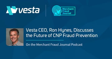 Merchant Fraud Journal Podcast Interviews Vesta CEO, Ron Hynes
